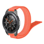 Samsung Galaxy Watch (46mm) 22mm nailon ranneke - Oranssi