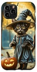 Coque pour iPhone 11 Pro Midnight Meowgic : Witchy Whiskers