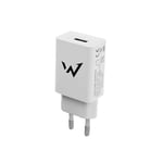 Wonder Full Power - Chargeur Secteur pour Smartphone et Tablette - 5W - 1 Port USB-A - Blanc - Prise EU