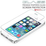 Genuine TECHGEAR TEMPERED GLASS Screen Protector for Apple iPhone 5s 5c 5 SE