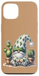 Coque pour iPhone 13 Grumpy Cactus Dad Gnome With Succulent Pots For Cactus Lover