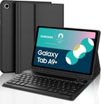 Clavier Samsung Tab A9 Plus 11"" 2023, Azerty Français Étui Clavier Magnétique Bluetooth Sans Fil Etui Housse Pour Samsung Tab A9 Plus (Sm-X210/X216/X218), Noir