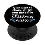 Amateurs de pâtisserie de Noël et films de Noël PopSockets PopGrip Adhésif