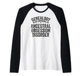 Fun Sarcastic Genealogy Genealogist Tree Historian Men Women Raglan Baseball Tee