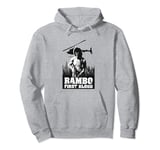 Rambo First Blood Helicopter Poster Pullover Hoodie