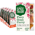 The Spice Tailor - Indian Curry Sauce Meal Kit Fiery Goan Curry, Pack of 5, Vegetarian