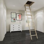 pocket loftstrapp 240-250cm hvit trapp loft sml bar 240