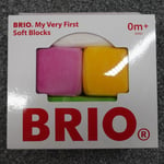 Baby Toy Cubes Blocks Brio My Very First Coloured Soft Play Building Educational