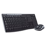 LOGITECH Ensemble Clavier et souris sans fil MK270