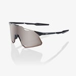 100% Hypercraft HiPER - Lunettes de soleil Gloss Black HiPER Silver Mirror