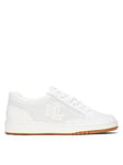 Lauren by Ralph Lauren Hailey Low Top Trainer - White, White, Size 6, Women