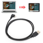 C0402 1M Right Angle Micro USB To USB Connecting Cable For Data Transmission Ch