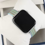 Apple Watch Series 6 / 5 40mm nailon kellonauha - Sininen Blue