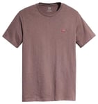 Levi's Men's Ss Original Housemark Tee-Core Chesthit Logo T-Shirt, Sparrow, S