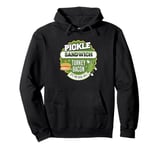 Pickle sandwich it's the real dill Funny pickle sandwich Pullover Hoodie