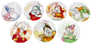 Snow White and the Seven Dwarfs 7 Dwarfs - Plate Set Plate multicolour