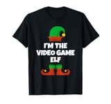 I'm The Video Game Elf Family Pajama Christmas Gaming Gamer T-Shirt