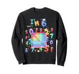 Maths Day Number Costume 6th Birthday Idea For Kids & Number Sweatshirt