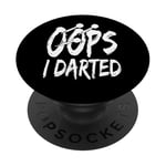 I Darted Dart fléchettes Cible de Fléchettes jeu fléchettes PopSockets PopGrip Adhésif