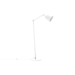 Aluminor Lampadaire Mekano - Ampoule Led E27 12W Bras articulé Blanc