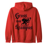 Gruss Vom Krampus Ugly Christmas Monster Men Women Kids Zip Hoodie