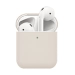 Apple AirPods (1. &amp; 2. gen.) Tynt Silikondeksel - Beige