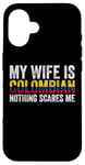 iPhone 16 Proud Husband of Colombian Wife Humor and Pride Vintage Case