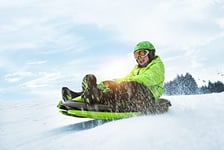 Luge avec Volant - Luge pour Enfant ET Adulte - Luge Solide et résistante !