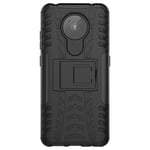 Nokia 5.3 Cool Tire Tough Case m. Stand - Svart