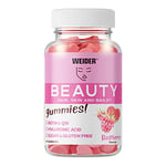 Weider Beauty Gummies – Nourrit les cheveux, les ongles et la peau – formule anti-âge avec Q19 – sans sucre – sans gluten – biotine – vitamine C – zinc – 40 gummies