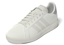 adidas Femme Grand TD Lifestyle Court Casual Shoes Chaussures, Noyau Blanc cassé Argent métallisé, 42 2/3 EU