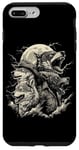 Coque pour iPhone 7 Plus/8 Plus Loup Alpha Loup-garou Meme Male Art Artwork Werewolf Wolf