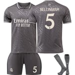 2024-2025 Real Madrid Aawy Barnfotbollströja Jersey Nr 5 Bellingham 20