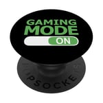 Gaming Mode On Funny Gamer Video Game Console Gaming Pc PopSockets Adhesive PopGrip