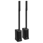 Pair of Active Column Array PA Speaker Systems with Wireless Pairing - VX820