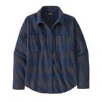 Patagonia Patagonia W' S Fjord Flannel Shirt - Cascade: Tidepool Blue - Dam - L- Naturkompaniet