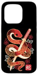 Coque pour iPhone 15 Pro Year of the snake chinese zodiac mignon kawaii snake 2025