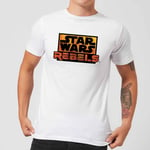 T-Shirt Homme Logo Star Wars Rebels - Blanc - S - Blanc