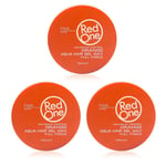 Redone Aqua Cheveux Gel Wax Full Force Orange, (3er Paquet) 150ml