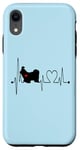 Coque pour iPhone XR Shih Tzu Dog Heartbeat EKG Funny Dogs Amoureux et propriétaire