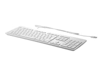 Hp Business Slim - Tastatur - Usb - Grå - For Elitedesk 800 G3  Eliteone 800 G6  Proone 400 G6, 440 G6, 600 G6  Workstation Z1 G5