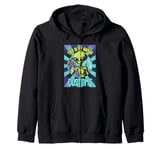 This Is My Human Costume Design Funny Alien Custome Zip Hoodie