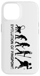 Coque pour iPhone 14 Ping Pong Evolution pour les joueurs de tennis de table