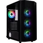 Boitier PC sans alimentation - BITFENIX Garen (Noir) - Moyen tour - Format ATX