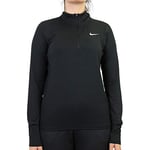 Nike W Nk Element Top Hz Long Sleeved T-Shirt - Black/(Reflective silv) X-Large