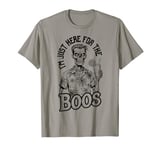 Summerween I'm Just Here For The Boos Funny Zombie Cocktail T-Shirt