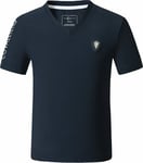 Ridtröja Covalliero T-shirt JR - NAVY, 152/158 CM