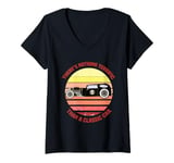 Womens There's Nothing Terrific Than A Classic Car V-Neck T-Shirt