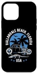 Coque pour iPhone 12 mini Hallandale Beach, Floride, coucher de soleil, Hotrod Design