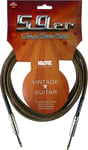 Brown Tweed Guitar Cable 3m